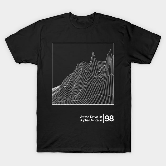 At the Drive-In - Alpha Centauri / Minimal Graphic Artwork Design T-Shirt by saudade